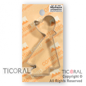 CORTANTE C 632 MU�ECA CON CAPELINA x 1